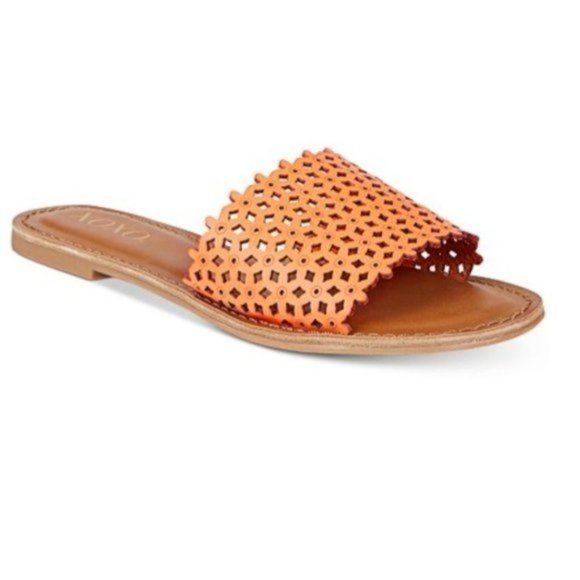 XOXO Womens Rachad Flat Sandals Size 8.5 New in Box Tan - Picture 5 of 11